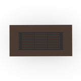 Dark Slatted Rectangle Dining Table | Caracole Pinstripe