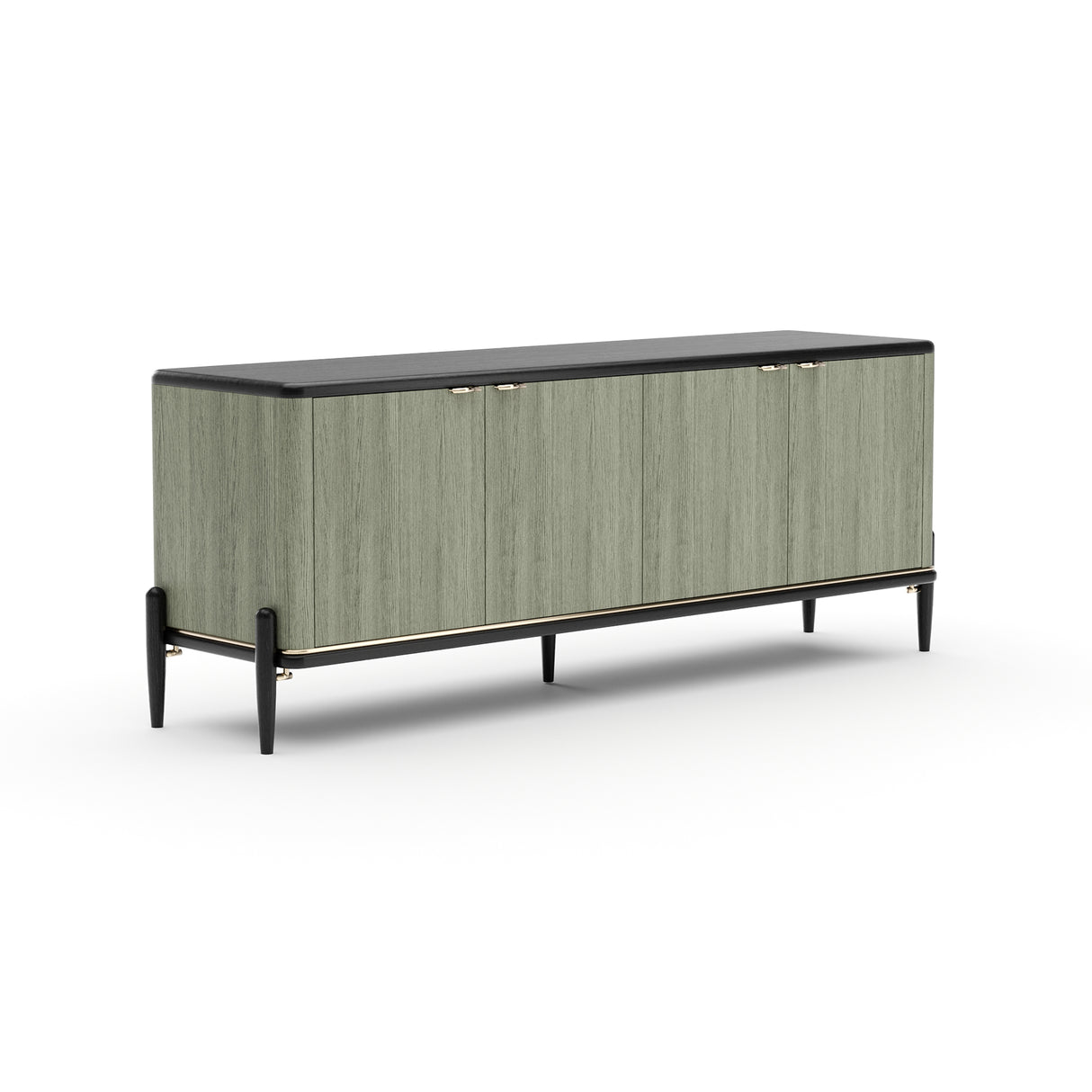 Walnut top 4-Door Sideboard | Caracole Madera