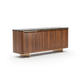Stone top 4-Door Sideboard | Caracole Altura