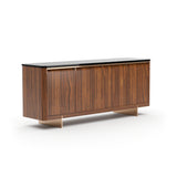 Glass top 4-Door Sideboard | Caracole Altura