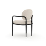 Upholstered Walnut Dining Armchair | Caracole Madera