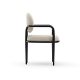 Upholstered Walnut Dining Armchair | Caracole Madera