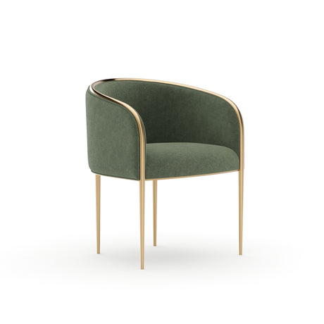 Eucalyptus Upholstered Dining Armchair | Caracole Tension