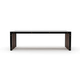 Dark Layered Coffee Table | Caracole Pinstripe
