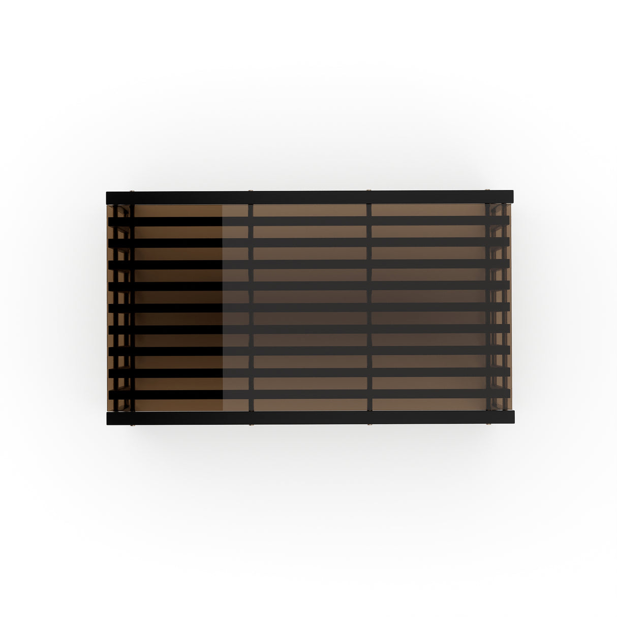Dark Layered Coffee Table | Caracole Pinstripe