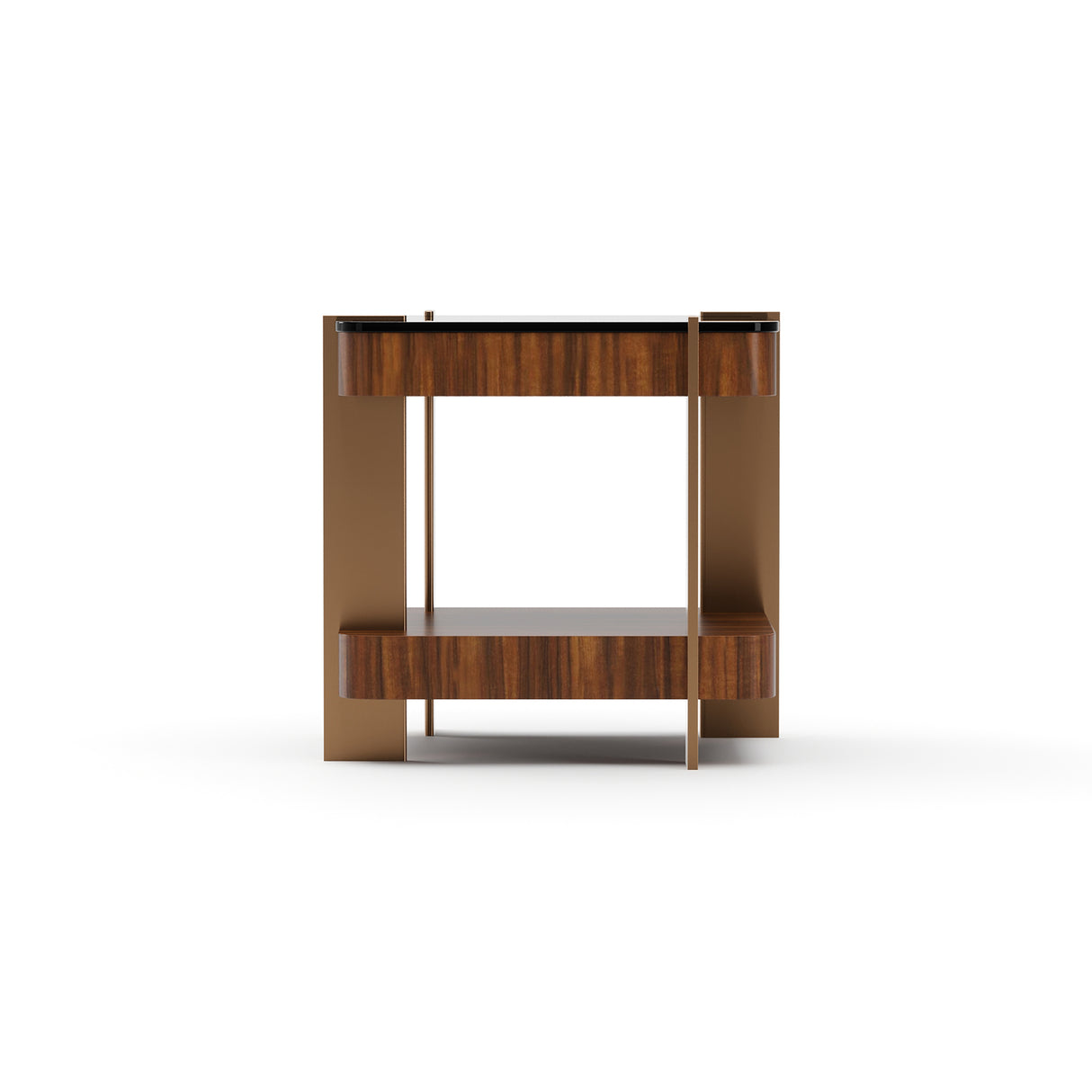 Glass Top Side Table | Caracole Altura