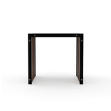 Dark End Table | Caracole Pinstripe
