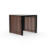 Dark End Table | Caracole Pinstripe