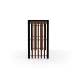 Dark Chocolate Console Table | Caracole Pinstripe