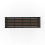 Dark Chocolate Console Table | Caracole Pinstripe