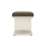 Moss Green Modern Ottoman | Caracole Balance Beam