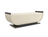 Upholstered Curved Bench | Caracole Crete