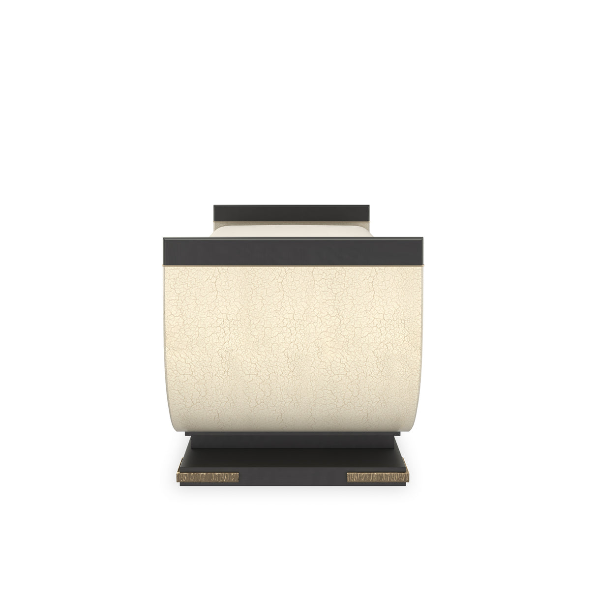 Upholstered Curved Bench | Caracole Crete