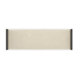 Upholstered Curved Bench | Caracole Crete