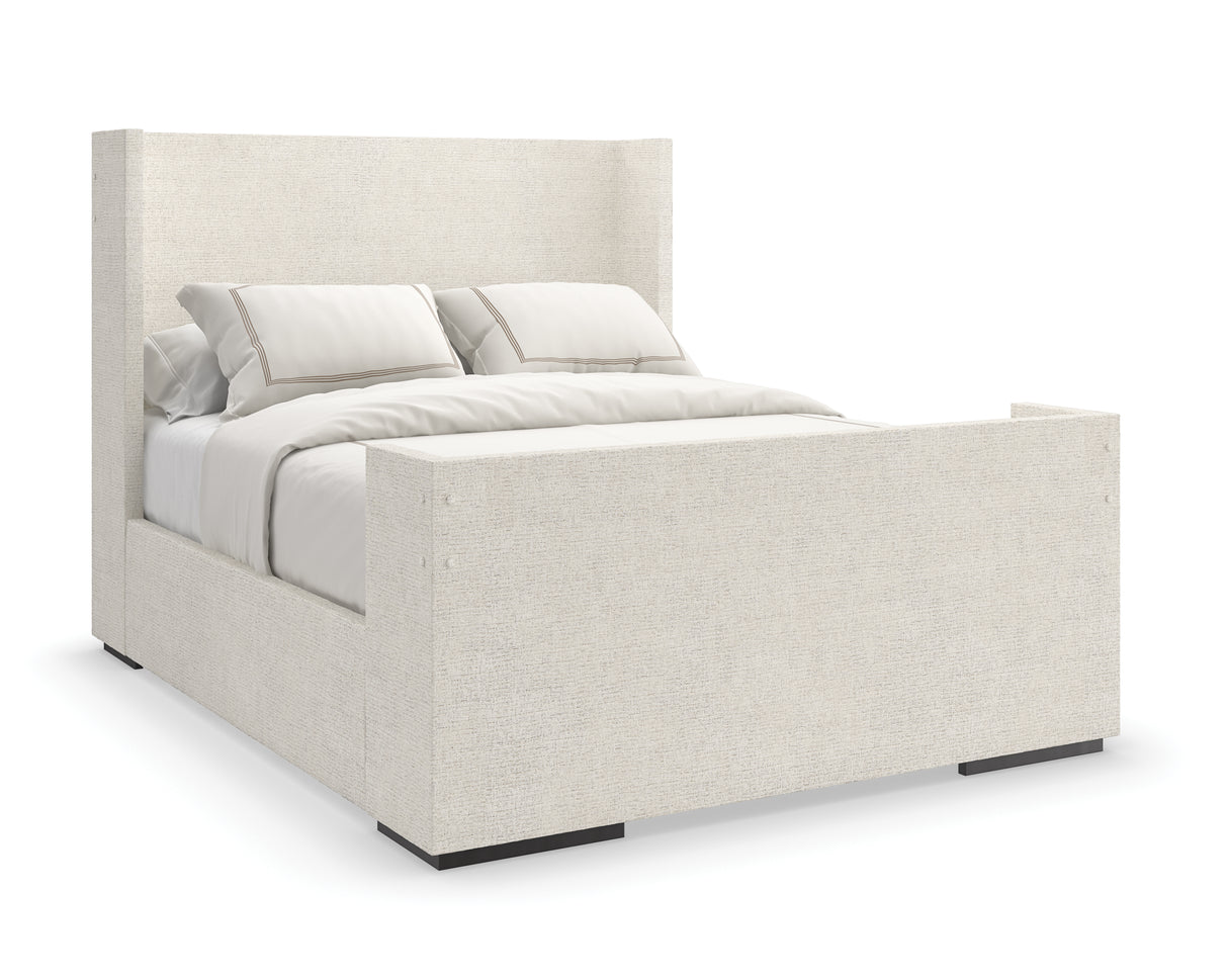 Upholstered King and Queen Bed | Caracole Shelter Me