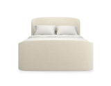Curved Upholstered King and Queen Bed | Caracole Sweet Embrace
