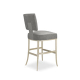 Gray Soft Silver Counter Stool | Caracole Reserved Seating