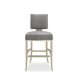 Gray Soft Silver Counter Stool | Caracole Reserved Seating
