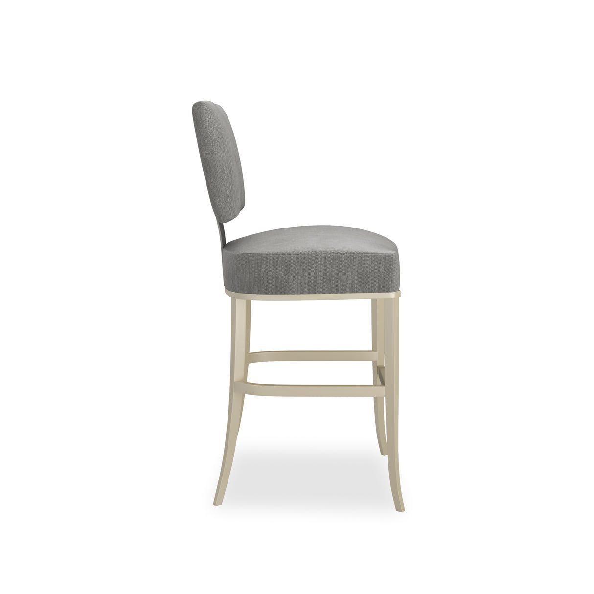 Gray Soft Silver Counter Stool | Caracole Reserved Seating