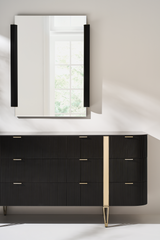 Dark Brown Reeded Dresser | Caracole Love At First Sight | Caracole.com