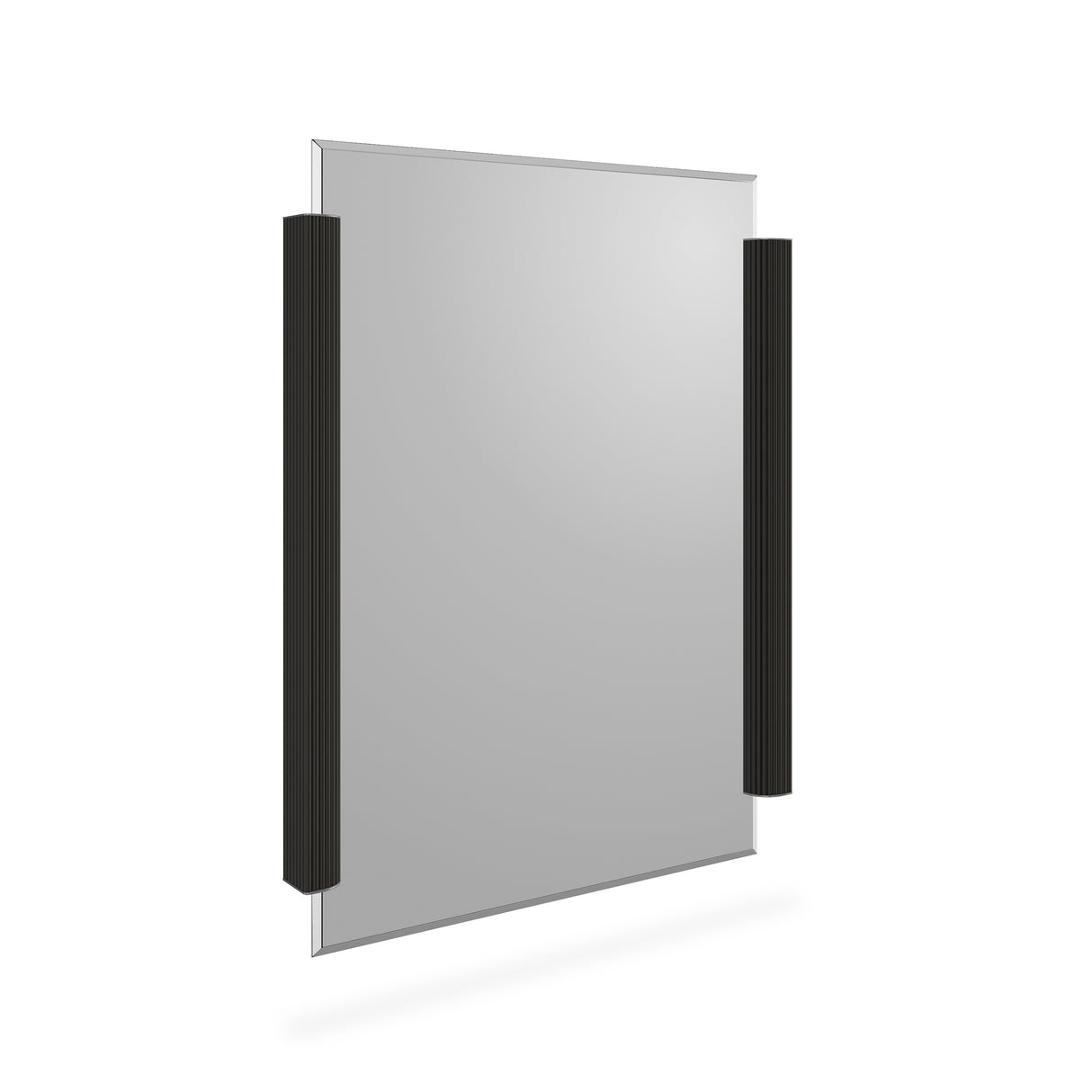 Reeded Dark Chocolate Wall Mirror | Caracole Love to Look