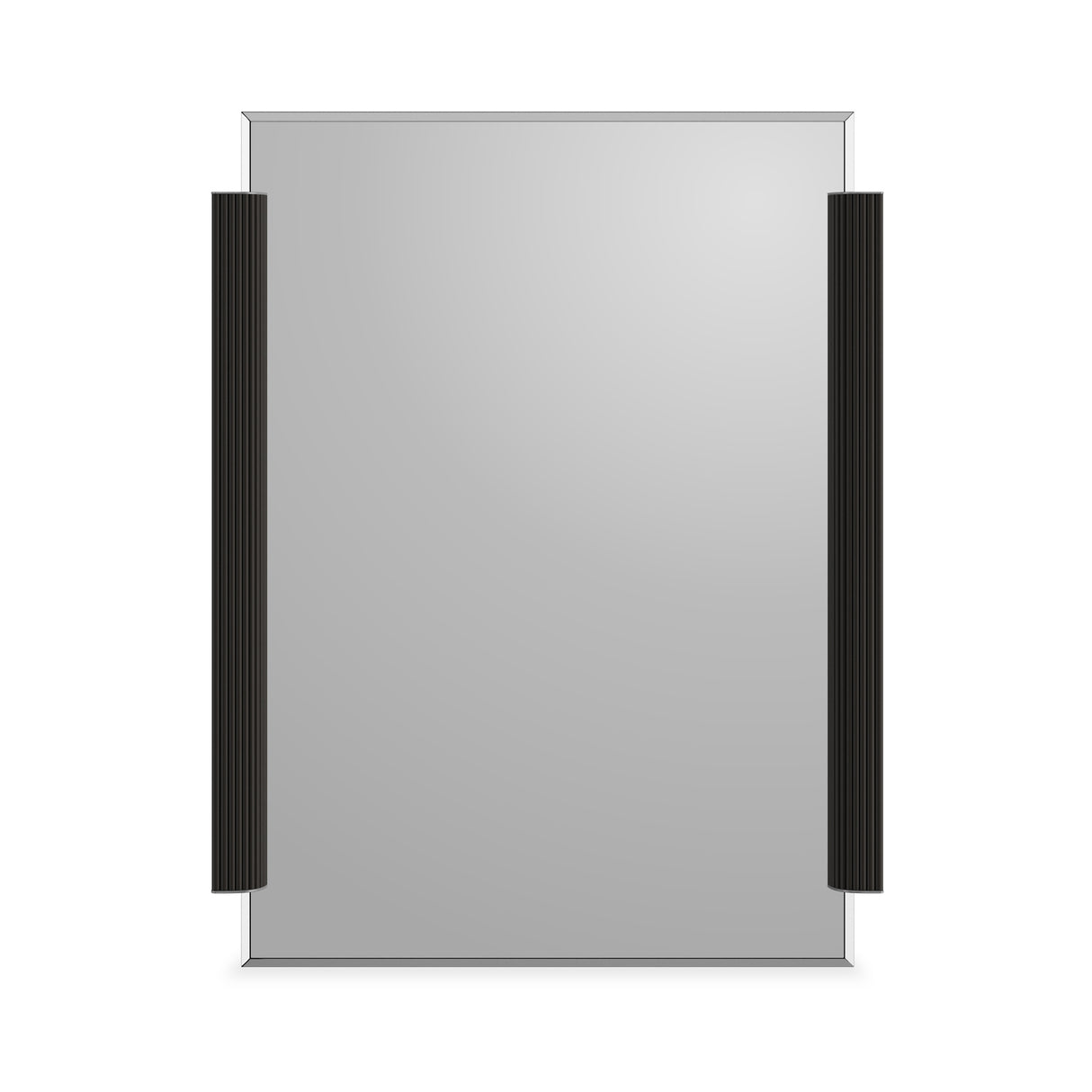 Reeded Dark Chocolate Wall Mirror | Caracole Love to Look