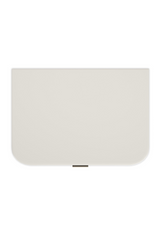 White Fluted 2-Drawer Nightstand | Caracole True Love