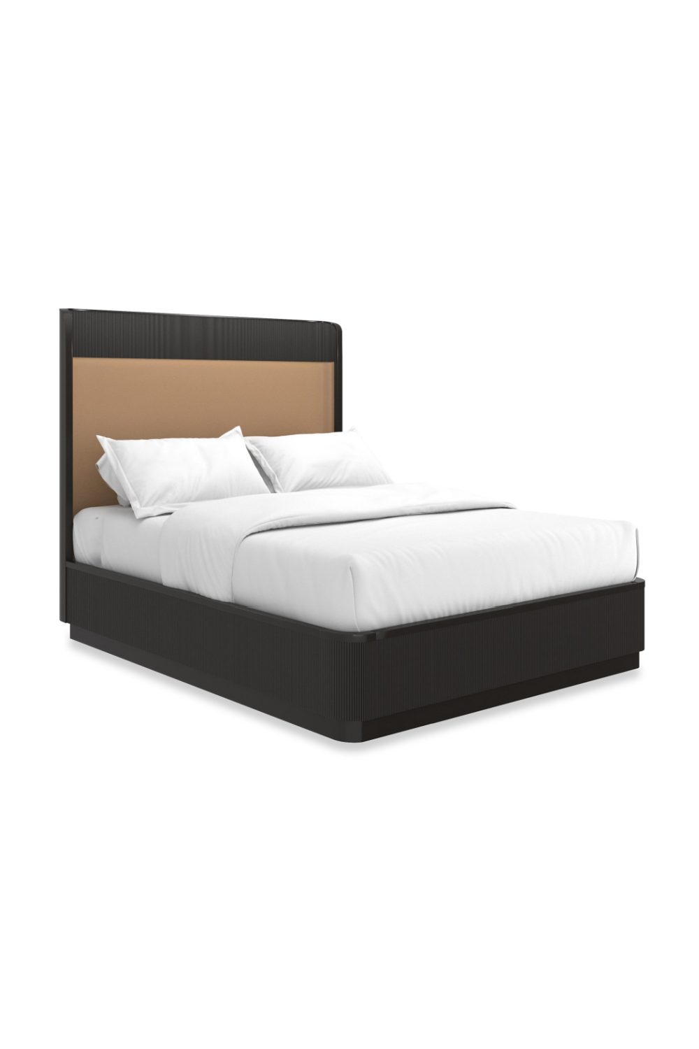Gold Trim Reeded Queen Bed | Caracole Faill In Love | Caracole.eu.com