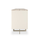Mirror-Polished 4-Door Media Cabinet | Caracole Wish You Were Here