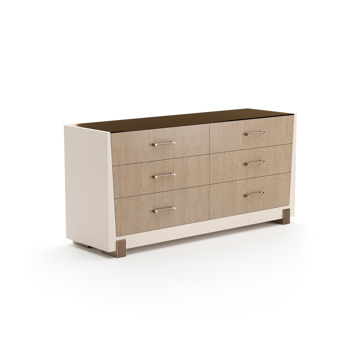 Smoked Bronze Glass Dresser | Caracole Counter Balance