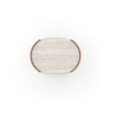 Travertine 1-Drawer Open Nightstand | Caracole Fleur