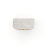 Gray Marble Top 3-Drawer Nightstand | Caracole Nomadic