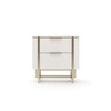 White 3-Drawer Nightstand | Caracole Wish You Were Here