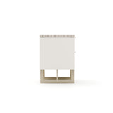 White 3-Drawer Nightstand | Caracole Wish You Were Here