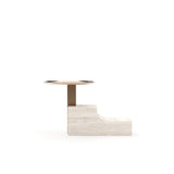 Travertine Base Nightstand | Caracole Overlap