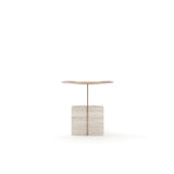 Travertine Base Nightstand | Caracole Overlap