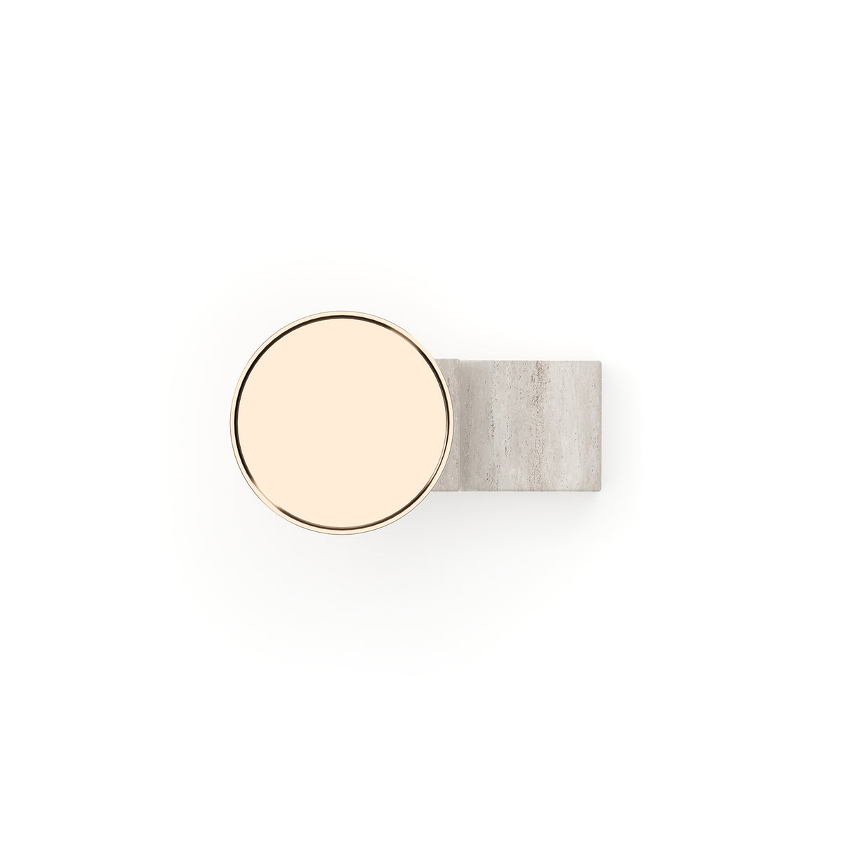 Travertine Base Nightstand | Caracole Overlap