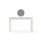 Travertine Base 3-Drawer Vanity | Caracole Overlap