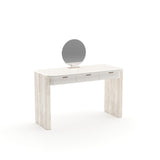 Travertine Base 3-Drawer Vanity | Caracole Overlap