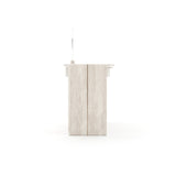 Travertine Base 3-Drawer Vanity | Caracole Overlap