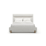 White Woven Queen Bed | Caracole Counter Balance