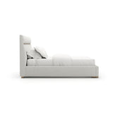 White Woven Queen Bed | Caracole Counter Balance