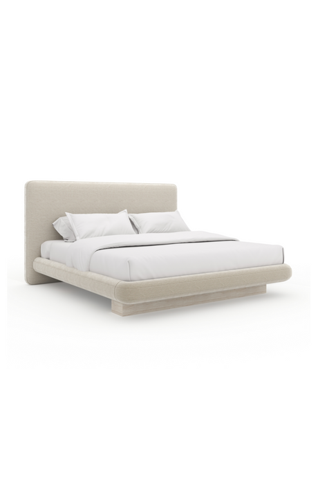 Ivory Vintage Velvet King Bed | Caracole Overlap | Caracole.eu.com
