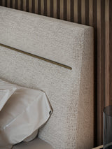 White Woven King Bed | Caracole Counter Balance