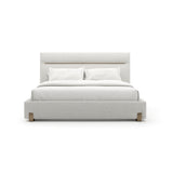 White Woven King Bed | Caracole Counter Balance