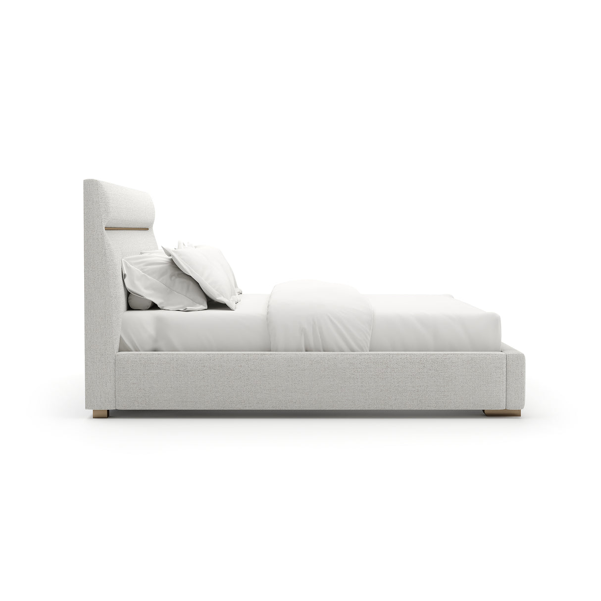 White Woven King Bed | Caracole Counter Balance