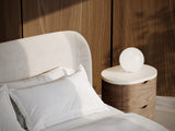 Ivory Mohair Upholstered Bed | Caracole Fleur