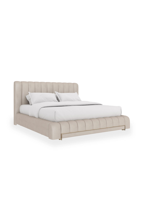 Cream Channeled King Bed | Caracole Well Balanced | Caracole.eu.com