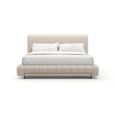 Cream Channeled Queen Bed | Caracole Well Balanced