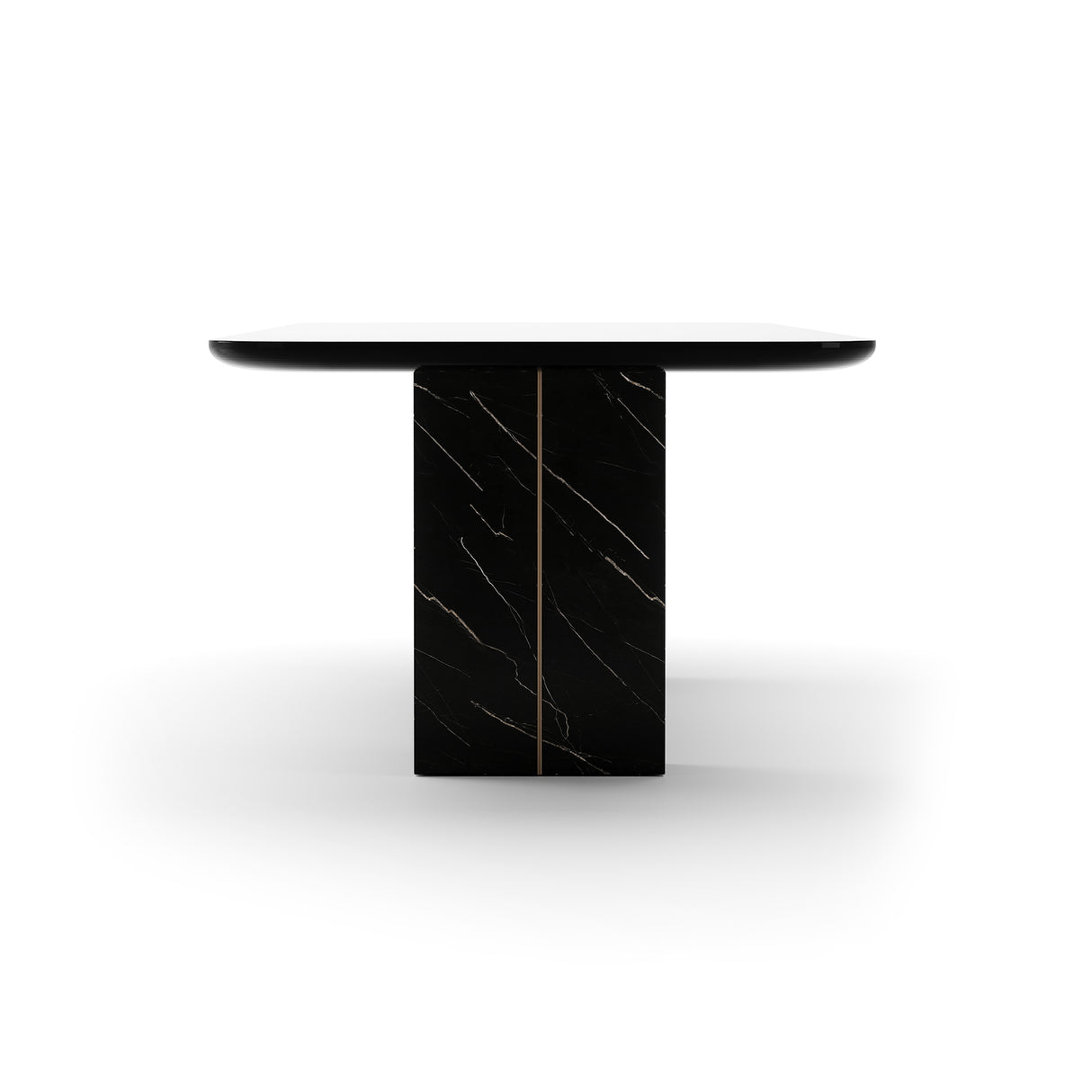 Black Rectangular Dining Table | Caracole Overlap